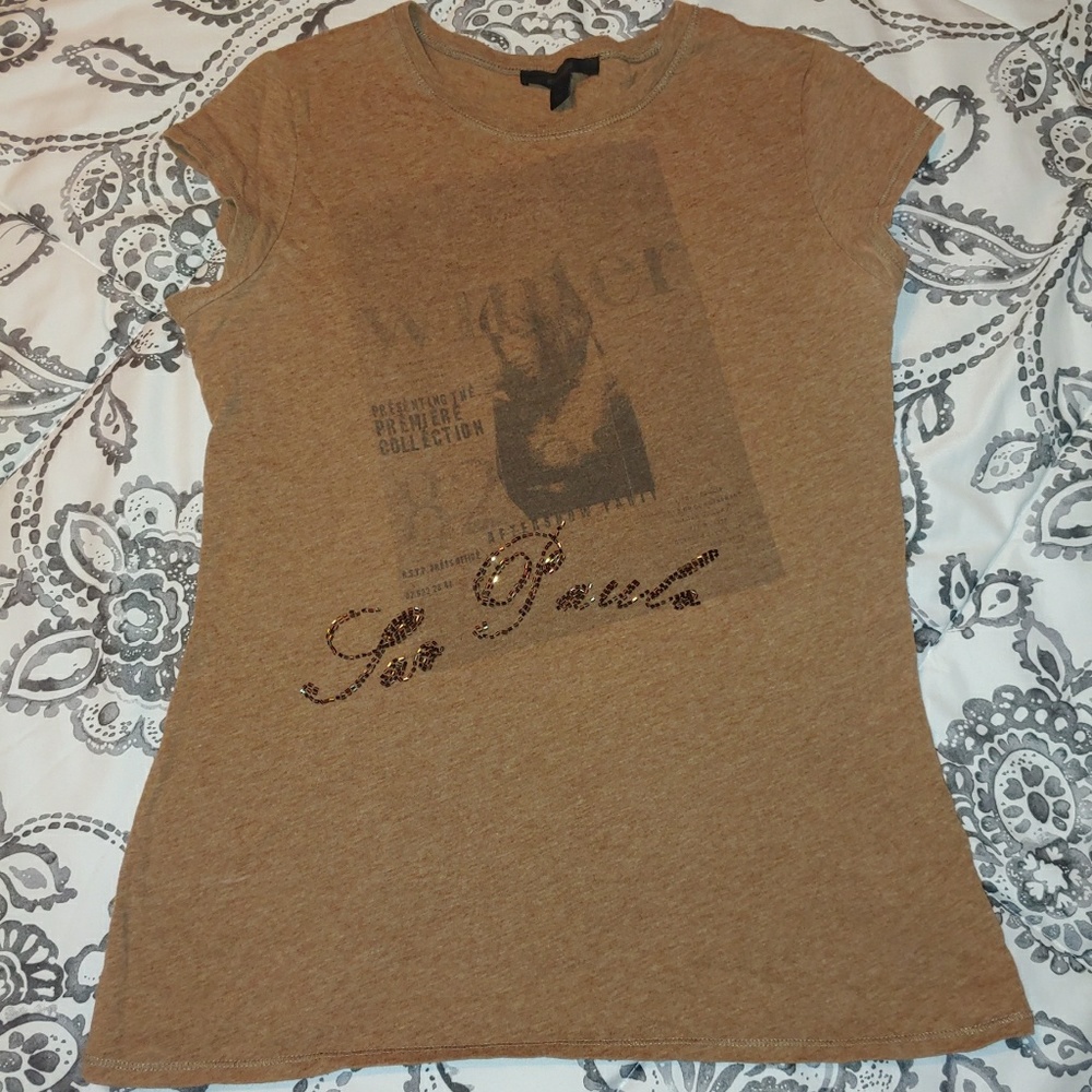 Express shirt with beads